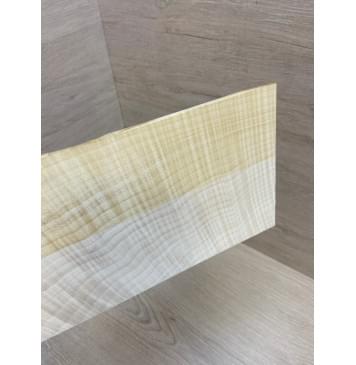 Клён Белый Явор, Волнистый заготовка накладки на головку грифа Смешанный ААА Волна ААА 3.5х125-120х212 мм (стабилизированный)-3