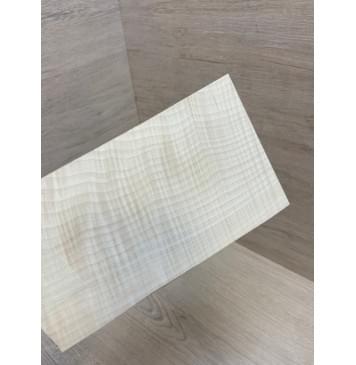 Клён Белый Явор, Волнистый заготовка накладки на головку грифа Смешанный ААА Волна ААА 3.5х125-120х212 мм (стабилизированный)-4