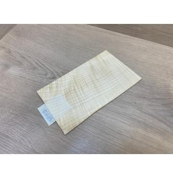 Клён Белый Явор, Волнистый заготовка накладки на головку грифа Смешанный ААА Волна ААА 3.5х125-120х212 мм (стабилизированный)-6