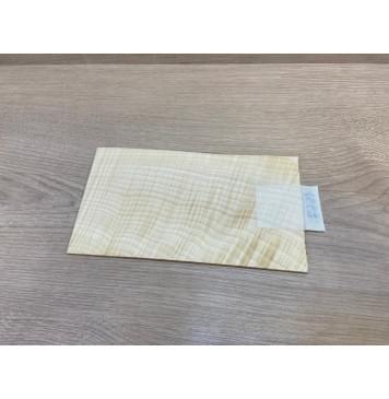 Клён Белый Явор, Волнистый заготовка накладки на головку грифа Смешанный ААА Волна ААА 3.5х125-120х212 мм (стабилизированный)-5