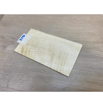 Клён Белый Явор, Волнистый заготовка накладки на головку грифа Смешанный ААА Волна ААА 3.5х125-120х212 мм (стабилизированный)-7