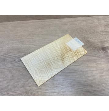 Клён Белый Явор, Волнистый заготовка накладки на головку грифа Смешанный ААА Волна ААА 3.5х125-120х220-215 мм (стабилизированный)-8