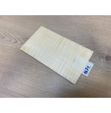 Клён Белый Явор, Волнистый заготовка накладки на головку грифа Радиал ААА Волна ААА 5х122х215-210 мм (стабилизированный)-9