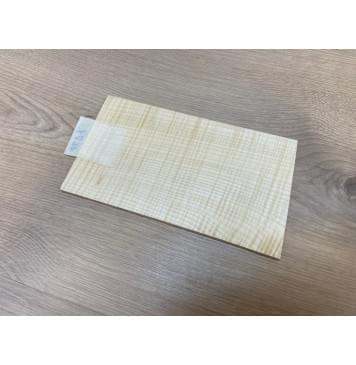 Клён Белый Явор, Волнистый заготовка накладки на головку грифа Радиал ААА Волна ААА 5х122х215-210 мм (стабилизированный)-11