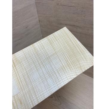 Клён Белый Явор, Волнистый заготовка накладки на головку грифа Радиал ААА Волна ААА 5х122х215-210 мм (стабилизированный)-2