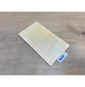 Клён Белый Явор, Волнистый заготовка накладки на головку грифа Радиал АА Волна ААА 5х122х215-210 мм (стабилизированный)-8