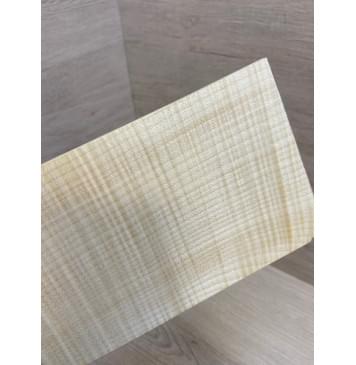 Клён Белый Явор, Волнистый заготовка накладки на головку грифа Радиал АА Волна ААА 4х120х210 мм (стабилизированный)-6