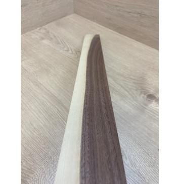 Орех Американский Заболонь заготовка накладки для электрогитары Смешанный ААА 8.5х63-57х630 мм-1