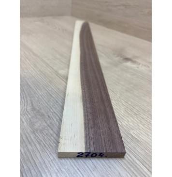 Орех Американский Заболонь заготовка накладки для электрогитары Смешанный ААА 8.5х63-57х630 мм-2