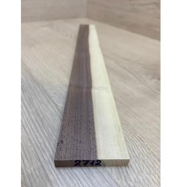 Орех Американский Заболонь заготовка накладки для электрогитары Радиал А 10х60-52х502 мм-1