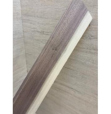 Орех Американский Заболонь заготовка накладки для электрогитары Радиал А 10х60-52х502 мм-3