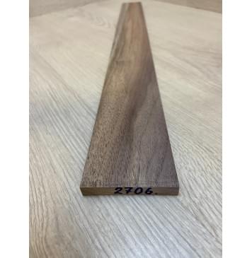 Орех Американский Заболонь заготовка накладки для электрогитары Смешанный АА 9.5х64-50х550 мм-2