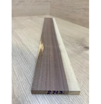 Орех Американский Заболонь заготовка накладки для электрогитары Радиал АА 10х82-72х555 мм-1