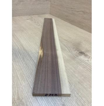 Орех Американский Заболонь заготовка накладки для электрогитары Радиал АА 10х82-72х555 мм-2