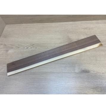 Орех Американский Заболонь заготовка накладки для электрогитары Радиал АА 10х82-72х555 мм-3