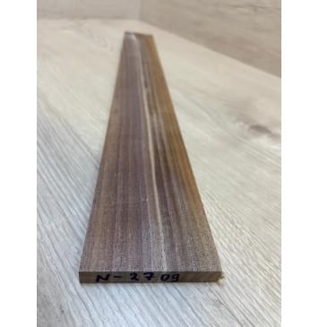 Орех Американский Заболонь заготовка накладки для электрогитары Радиал А 10х70-57х520 мм-1