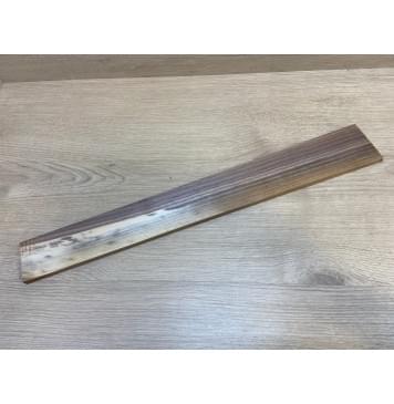 Орех Американский Заболонь заготовка накладки для электрогитары Радиал А 10х70-57х520 мм-4