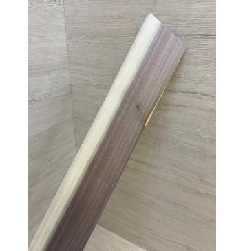 Орех Американский Заболонь заготовка накладки для электрогитары Радиал А 9.5х82-72х560 мм-4