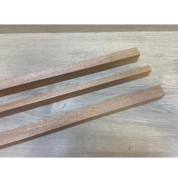 Махагон Кая заготовка грифа безголовой гитары Радиал АА 29х(22-13-22)х660 мм - из 3х частей-1