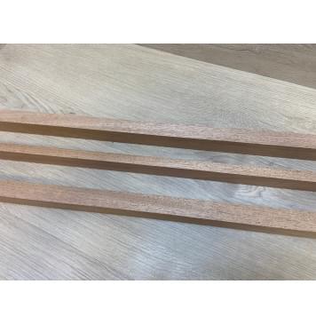 Махагон Кая заготовка грифа безголовой гитары Радиал АА 29х(22-13-22)х660 мм - из 3х частей-2