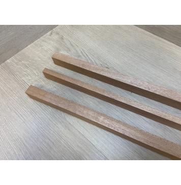 Махагон Кая заготовка грифа безголовой гитары Радиал АА 29х(22-13-22)х660 мм - из 3х частей-4