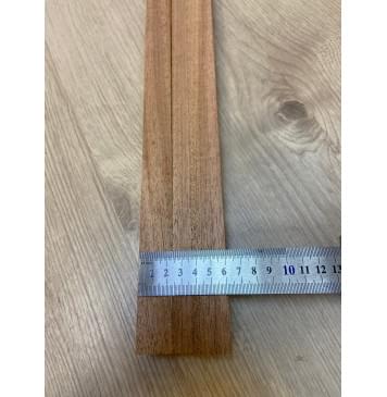 Махагон Кая заготовка грифа безголовой гитары Радиал АА 29х(22-13-22)х660 мм - из 3х частей-6