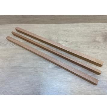 Махагон Кая заготовка грифа безголовой гитары Радиал АА 29х(22-13-22)х660 мм - из 3х частей-7