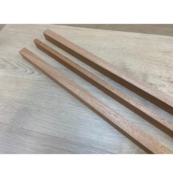 Махагон Кая заготовка грифа безголовой гитары Радиал АА 29х(22-13-22)х660 мм - из 3х частей-10