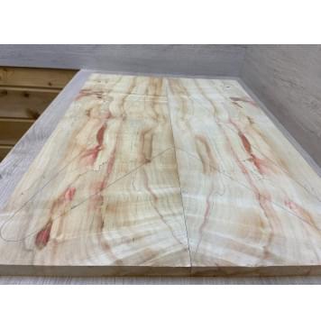 Клён Американский заготовка на топ Радиал АА 19х234х655 мм - 2 шт. (книжкой)-3