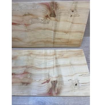 Клён Американский заготовка на топ Радиал АА 19х234х655 мм - 2 шт. (книжкой)-9