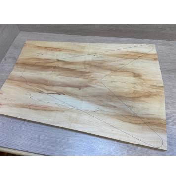 Клён Американский заготовка на топ Смешанный АА 21х224-186х610 мм - 2 шт. (книжкой)-1