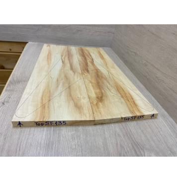 Клён Американский заготовка на топ Смешанный АА 21х224-186х610 мм - 2 шт. (книжкой)-2