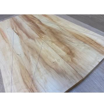 Клён Американский заготовка на топ Смешанный АА 21х224-186х610 мм - 2 шт. (книжкой)-3