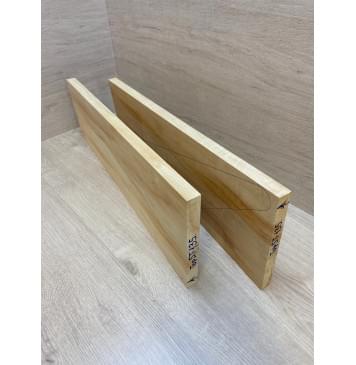 Клён Американский заготовка на топ Смешанный АА 21х224-186х610 мм - 2 шт. (книжкой)-8