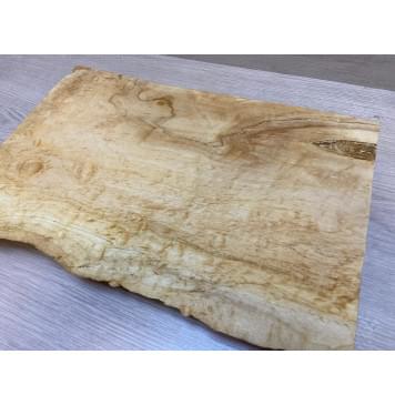 Клён Американский Волнистый заготовка корпуса для Тревел Гитары под заливку Смешанный АА Волна АА 35.5х280-260х425 мм (массив)-9