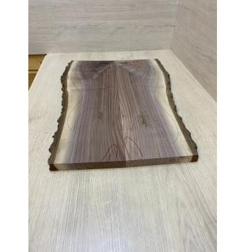 Орех Американский Заболонь заготовка на топ для Тревел гитары Смешанный АА 20х167-140х505 мм - 2 шт (книжкой) АКЦИЯ-3