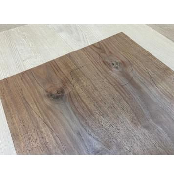 Орех Американский заготовка на топ Тангент А 7х175х450 мм - 2шт (книжкой) Уценка-сучки,трещины-6