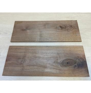 Орех Американский заготовка на топ Тангент А 7х175х450 мм - 2шт (книжкой) Уценка-сучки,трещины-4