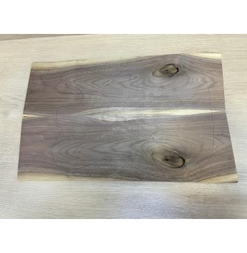 Орех Американский Заболонь заготовка на топ Тангент А 8х170-160х530 мм - 2 шт (книжкой) АКЦИЯ-0