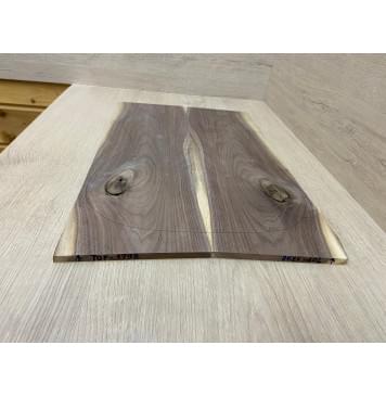 Орех Американский Заболонь заготовка на топ Тангент А 8х170-160х530 мм - 2 шт (книжкой) АКЦИЯ-3