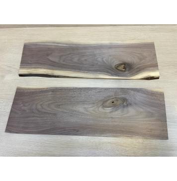 Орех Американский Заболонь заготовка на топ Тангент А 8х170-160х530 мм - 2 шт (книжкой) АКЦИЯ-6