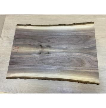 Орех Американский Заболонь заготовка на топ Тангент АА 9.5х175-165х550 мм - 2 шт (книжкой) АКЦИЯ-0