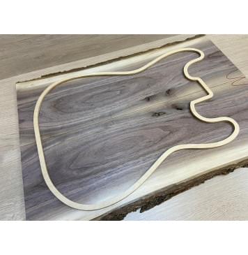 Орех Американский Заболонь заготовка на топ Тангент АА 9.5х175-165х550 мм - 2 шт (книжкой) АКЦИЯ-8