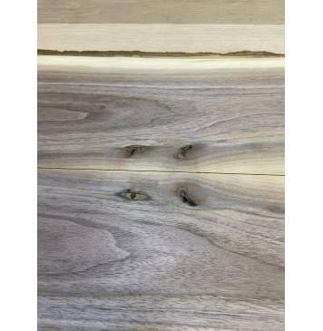 Орех Американский Заболонь заготовка на топ Тангент АА 9.5х175-165х550 мм - 2 шт (книжкой) АКЦИЯ-4