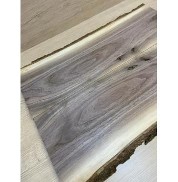 Орех Американский Заболонь заготовка на топ Тангент АА 9.5х175-165х550 мм - 2 шт (книжкой) АКЦИЯ-9