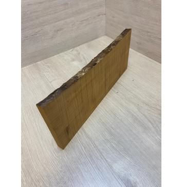 Клён Печёный Волнистый 180гр заготовка на топ для Тревел гитары Радиал А Волна ААА 17.5х157-145х360 мм (1шт под распил) Уценка-сучок-5