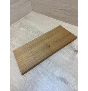 Клён Печёный Волнистый 180гр заготовка на топ для Тревел гитары Радиал А Волна ААА 15х152х365 мм (1шт под распил) Уценка-сучок-4