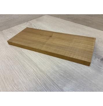 Клён Печёный Волнистый 180гр заготовка на топ для Тревел гитары Радиал А Волна ААА 15х152х365 мм (1шт под распил) Уценка-сучок-6