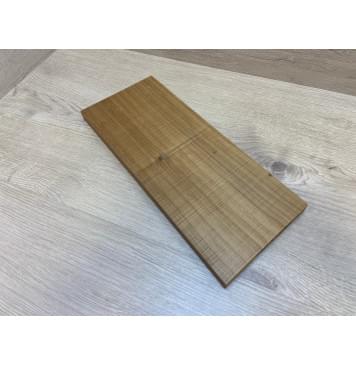 Клён Печёный Волнистый 180гр заготовка на топ для Тревел гитары Радиал А Волна ААА 19х152х365 мм (1шт под распил) Уценка-сучок-2