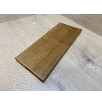 Клён Печёный Волнистый 180гр заготовка на топ для Тревел гитары Радиал А Волна ААА 19х152х365 мм (1шт под распил) Уценка-сучок-5